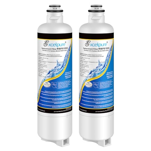 RWF6100A Refrigerator Water Filter Replacement For Bosch Ultra Clarity Pro BORPLFTR50 (2 Count)