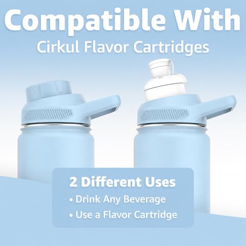 Water Bottle Compatible With Popular Flavor Cartridges