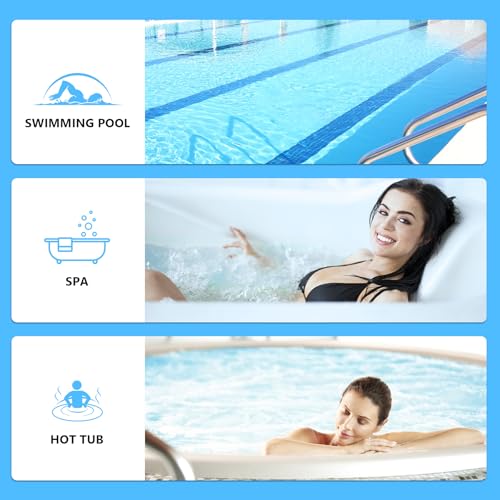 8 in 1 Salt Water Pool Testing Kit (125 Count)