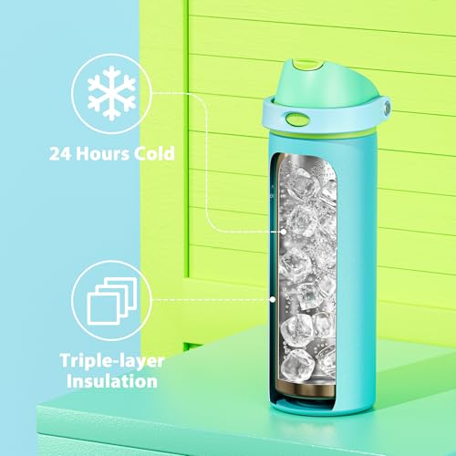 24 oz Insulated Water Bottle for Men