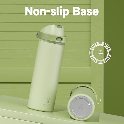 24 oz Insulated Water Bottle with Straw