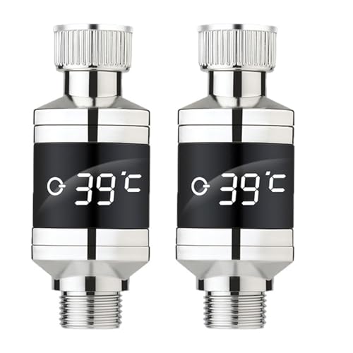 Digital Bathroom Thermometer for Hot Tubs and Shower Faucets (2 Count)