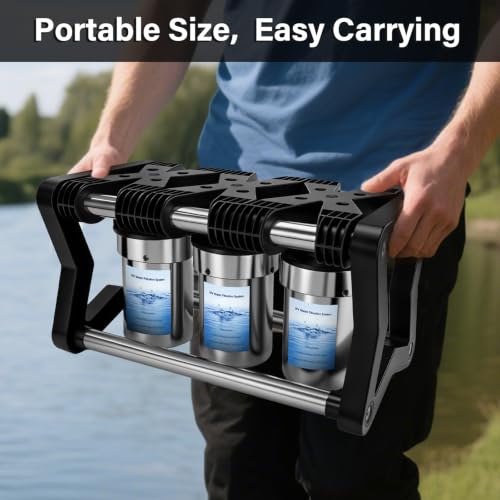 3 Stage RV Water Filter System Camper Water Filter for RV and Boat