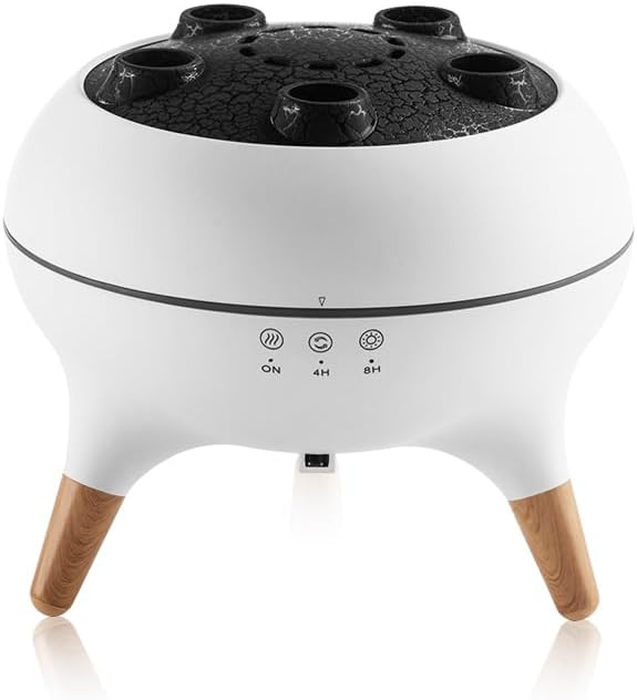 Dynamic Jellyfish Air Humidifier & Jellyfish Essential Oil Diffuser for Home,Office, Yoga - 7 Color-Changing Lights ，Remote Control ，4H/8H Timer Setting, Auto Shut-Off 250ml