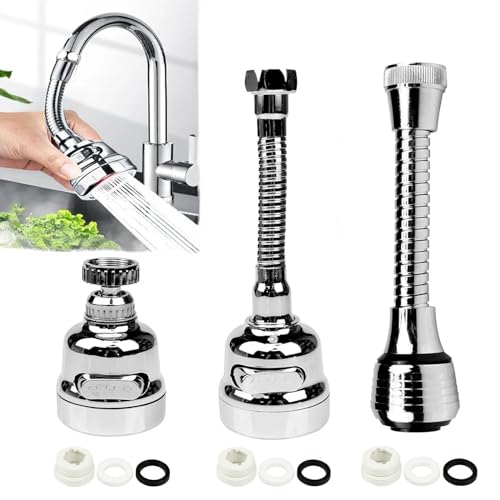 3 Pieces Kitchen Tap Head Fucet Aerator (3 Count)