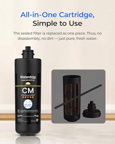 WD 10CM Water Filter Replacement for Waterdrop TSB