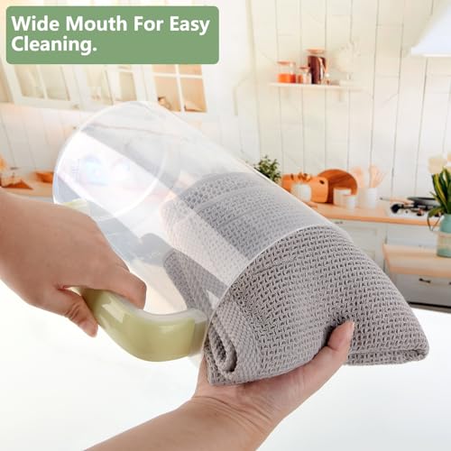 1 Gallon Clear Plastic Pitcher with Lid