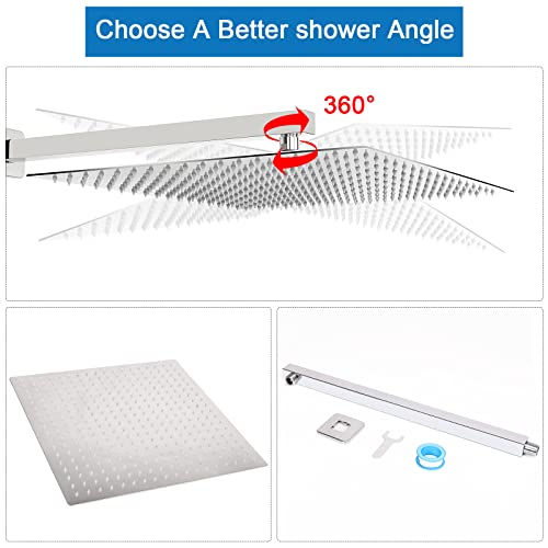 Shower Head with Extension Arm