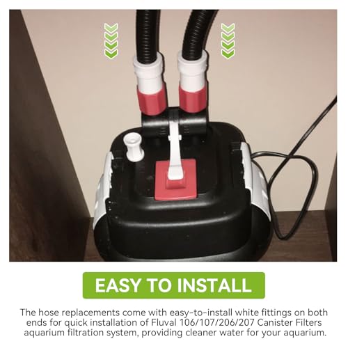 A20014 Ribbed Hosing Replacement for Fluval 106 (5.2911 Ounce)