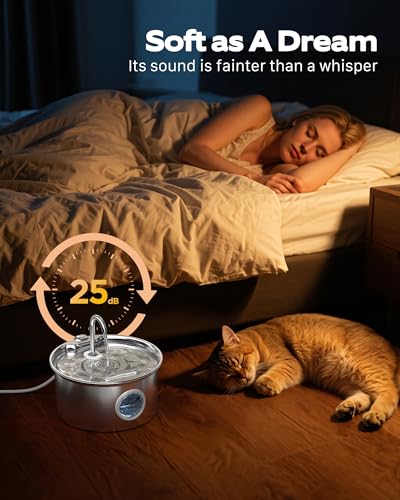 Stainless Steel Cat Water Fountain