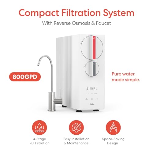 SIMPL Reverse Osmosis Tankless Water Filter System for Clean Drinking Water