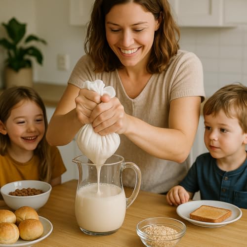 Nut Milk Bag Food Straining Bag (4 Count)