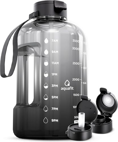 1 Gallon Water Bottle with Time Marker