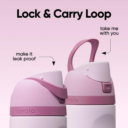 FreeSip Stainless Steel Water Bottle 24 oz Lilac You A lot