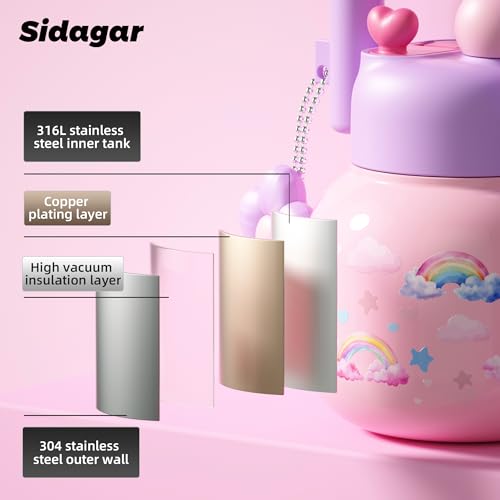 22 oz Tote Insulated Water Bottle with Handle
