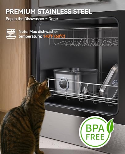 Stainless Steel Cat Water Fountain