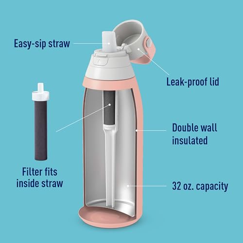 Stainless Steel Premium Filtering Water Bottle