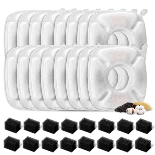 32 Pcs Cat Water Fountain Replacement Filters (32 Count)
