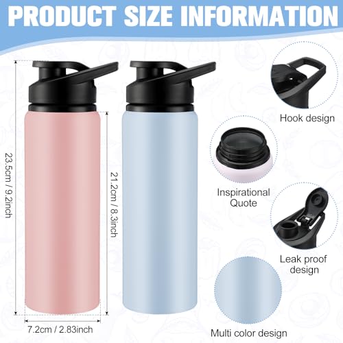 Aluminum Water Bottle Bulk (24 Count)