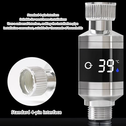 Digital Bathroom Thermometer for Hot Tubs and Shower Faucets
