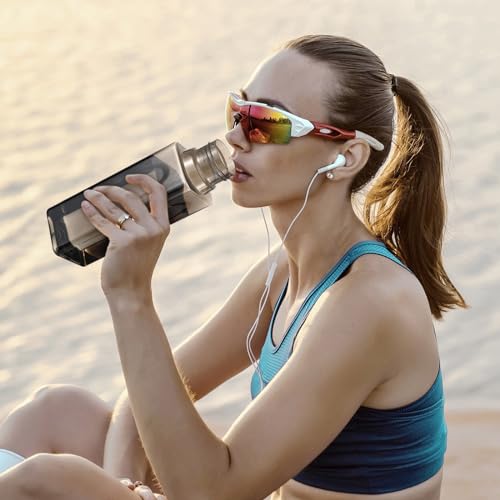 30 Pcs Water Bottles Bulk 17 Oz Plastic Leak Proof