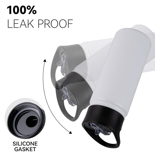 16 oz Insulated Water Bottle Bulk 4 Pack (4 Count)