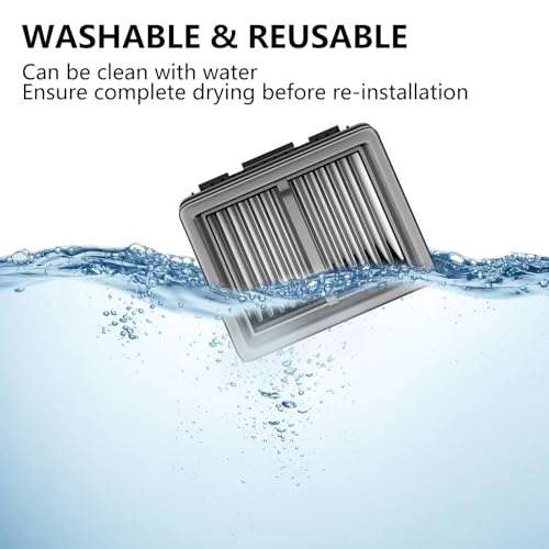 Replacement Vacuum Filters Roller Brushes Compatible with Dreame H12 Pro Wet Dry Vacuum Cleaner (6 Count)