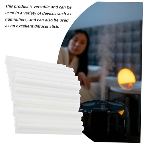 50pcs Humidifier Cotton Sticks Absorbent Wicks for Essential Oil Diffusion High Absorbency Sticks for Home and Office Use