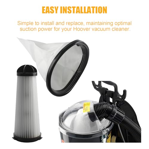 Replacement for Hoover Vacuum HEPA Cloth Bag Liner and Filter