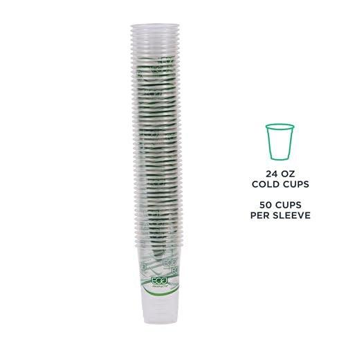GreenStripe Clear Disposable Cold Cups (50 Count)