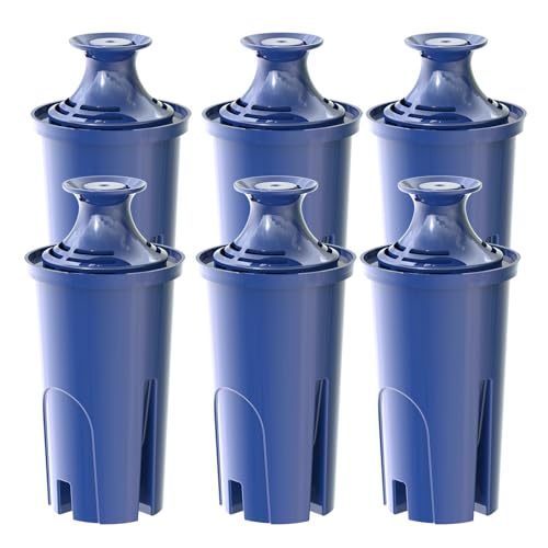 Alkaline Water Filter Replacement for Brita® Filter (6 Count)
