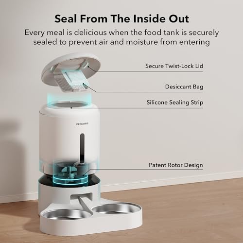 5L Automatic Cat Feeder for 2 Cats