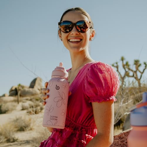 32oz Insulated Water Bottle with Pill Box