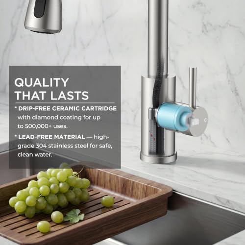 Touch Activated Kitchen Faucets Pull Down Sprayer