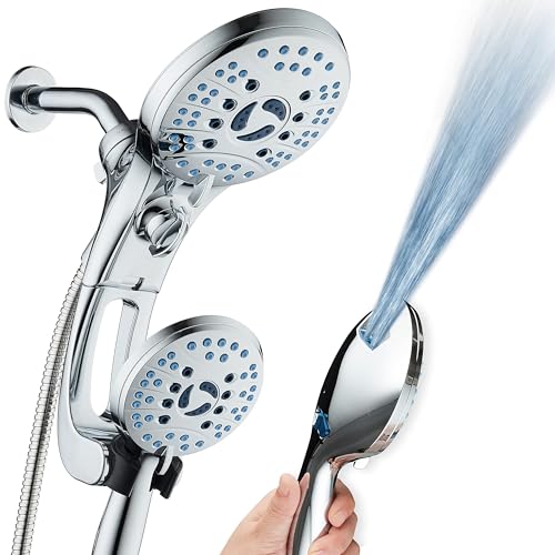 AquaCare 50 mode High Pressure Shower Head Combo with Arm & Dual Power Wash