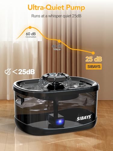 9.5L 2.5Gal Dog Water Fountain