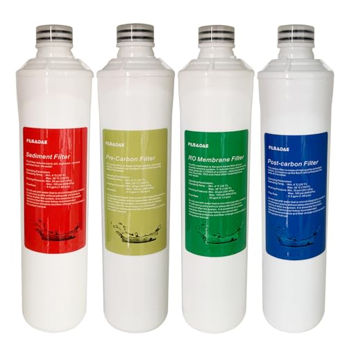 Quick Change Push Button Water Filter Set (4 Count)