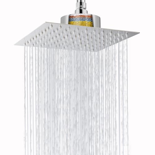 High Pressure Rain Shower Head with Filtered