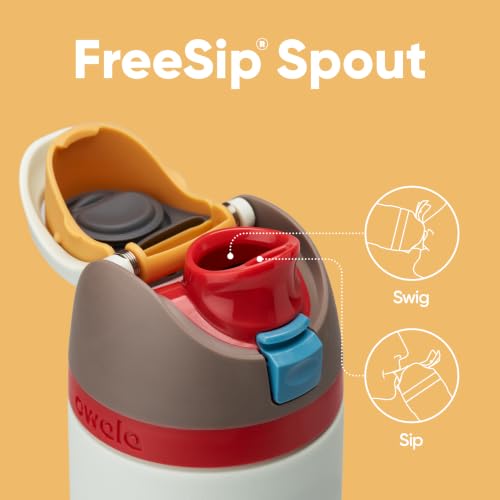 FreeSip Stainless Steel Water Bottle 24 oz Boneyard