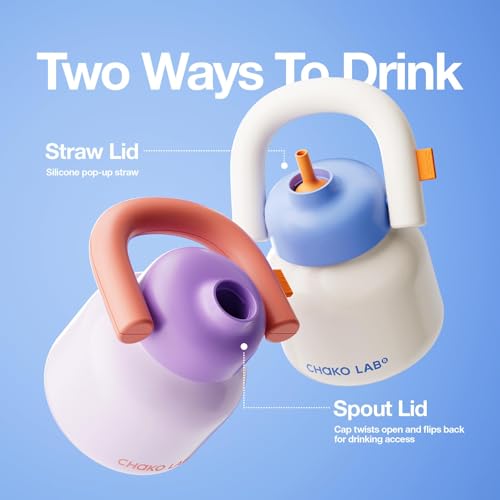 Water Bottle with Straw and Carry Handle 33oz