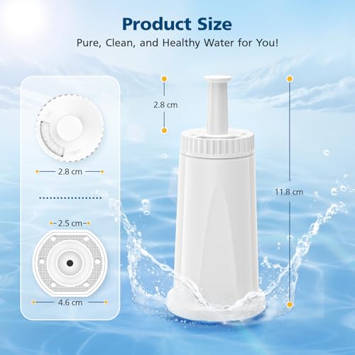 6 Pack Upgrade Water Filters Compatible with Breville BES880 Barista Touch (6 Count)