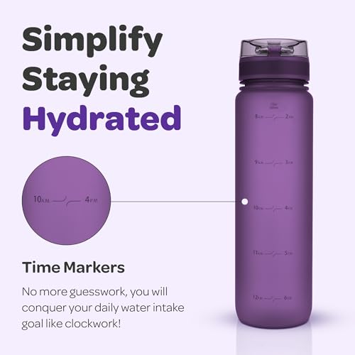 Water Bottle with Time Marker
