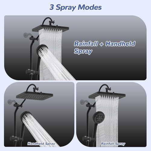 Upgraded cUPC Certified 13'' Shower Head Combo