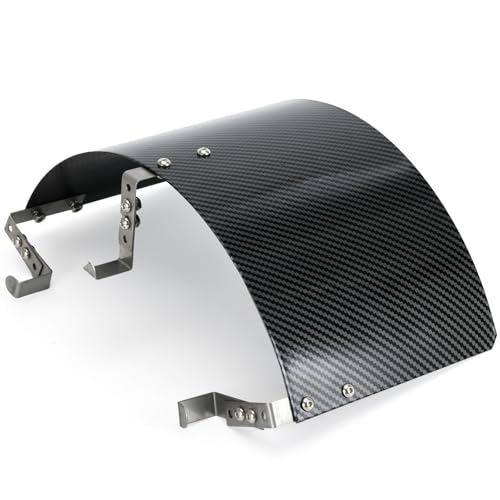 PTNHZ Universal Stainless Steel Air Intake Filter Cover Heat Shield Fits for 2.5