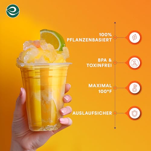 16 Oz Plant Based Disposable Party Cups (200 Count)