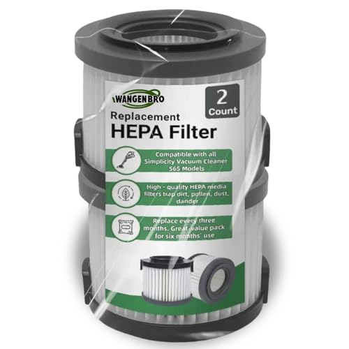 2 Count SF65 Replacement HEPA Filters