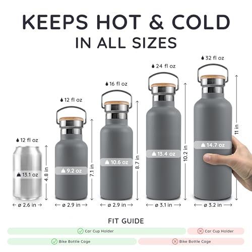 Travel Water Bottle Stainless Steel 24 oz