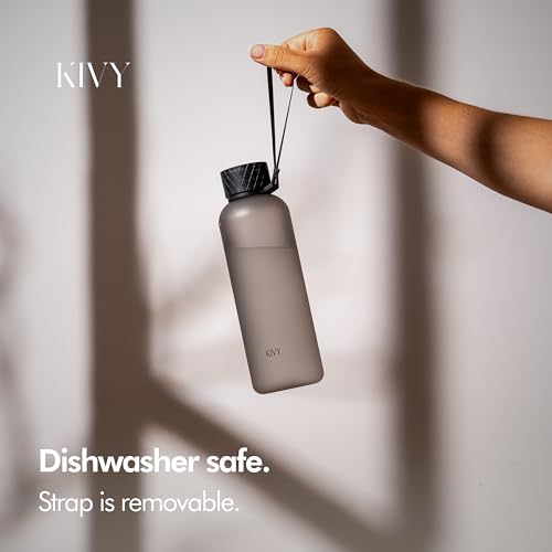 Slim Water Bottle 22oz [Lightweight & Shatterproof]