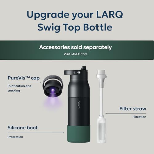 Swig Top Insulated Stainless Steel Water Bottle with Straw and Handle