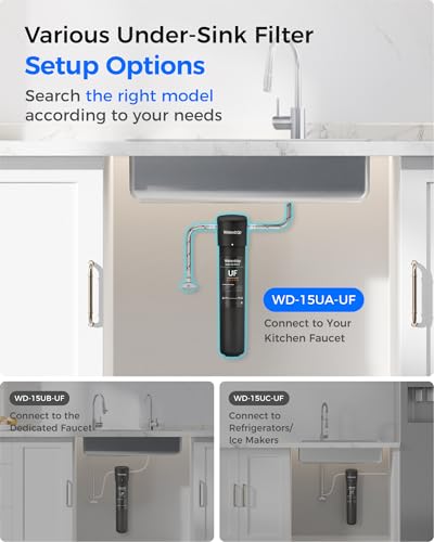 15UA UF 0.01 μm Ultra Filtration Under Sink Water Filter System